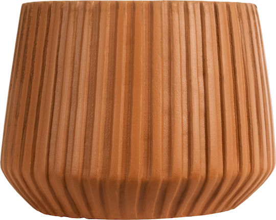 GloboStar Κασπώ Κεραμικό Καφέ 11.5x11.5x9.5εκ.