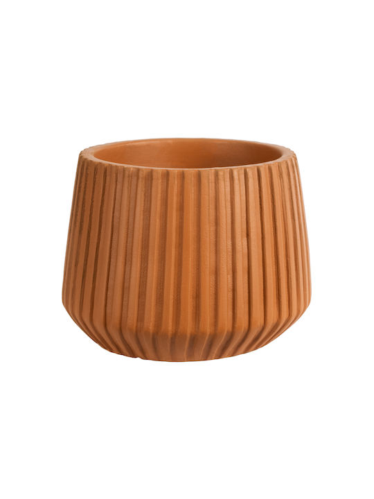 GloboStar Ghiveci Ceramică Maro 11.5x11.5x9.5εκ.