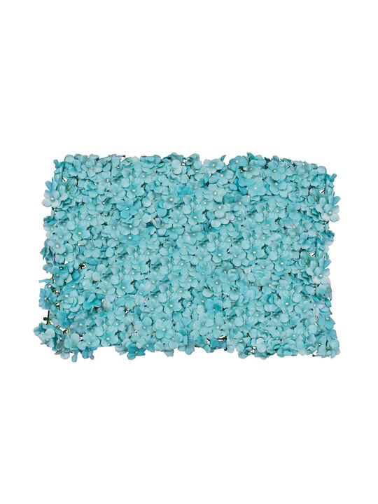 GloboStar Artificial Foliage Panel Hydrangea Blue 60x40cm