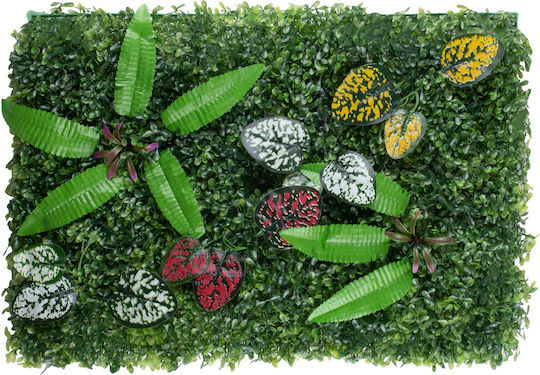 GloboStar Panou artificial de frunziș Pyxari - Fern - Polka 60x40cm