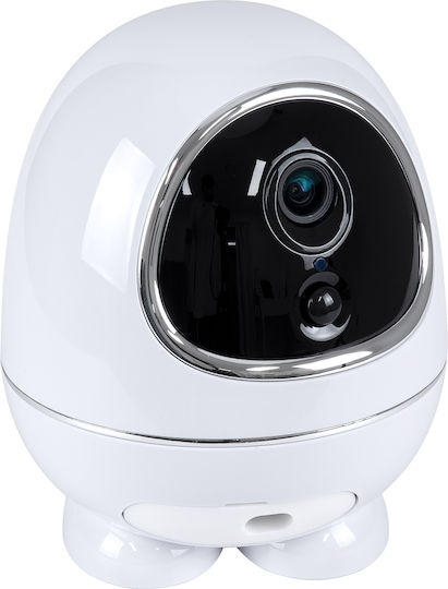 GloboStar 86008 IP Surveillance Camera Wi-Fi Full HD 1080p Battery with Two-Way Communication
