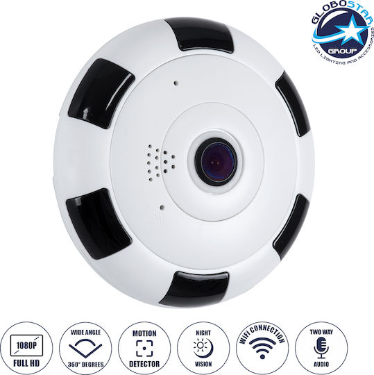 GloboStar 86027 IP Surveillance Camera Wi-Fi Full HD 1080p with Two-Way Communication