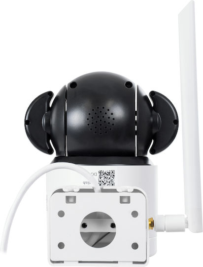 GloboStar 86076 IP Überwachungskamera Wi-Fi/4G Full HD 1080p Wasserdicht Batteriebetrieben