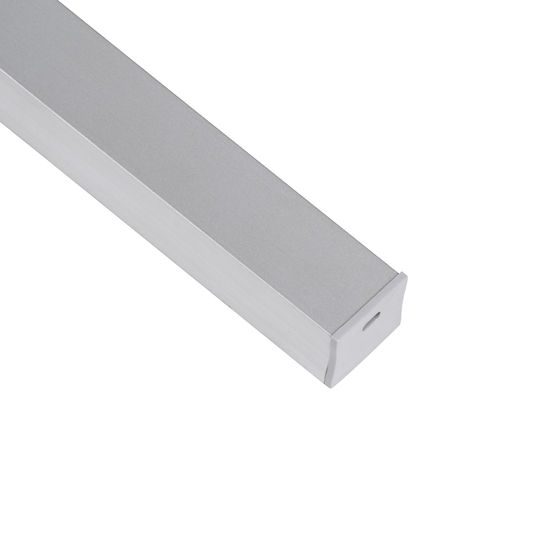 GloboStar External Aluminum Profile for LED Strip with Opal Cover 100x2.3x2cm