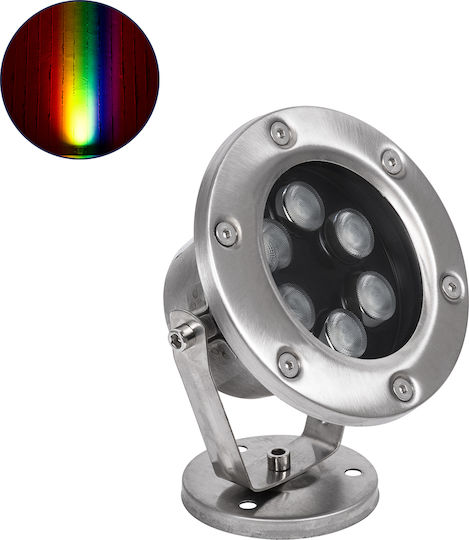 GloboStar Submersible Pool Spotlight with Multicolour (RGB) Light 90677