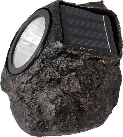 GloboStar Solar Light Floor Vrachaki 1W 100lm Cold White 6000K with Photocell IP65