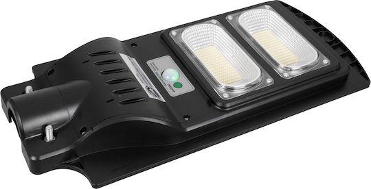 GloboStar Ηλιακό Φωτιστικό Δρόμου 100W 8000lm Ψυχρό Λευκό 6000K με Αισθητήρα Κίνησης και Φωτοκύτταρο IP65