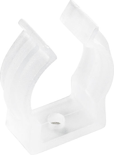 Globostar Con-neonio 90778 Bază Clip De Fixare Pentru Neonio Digital Neon Flex Led 14.4w/m 12vdc P2 X L2cm Transparent M2.3 X L2 X Î2.7cm