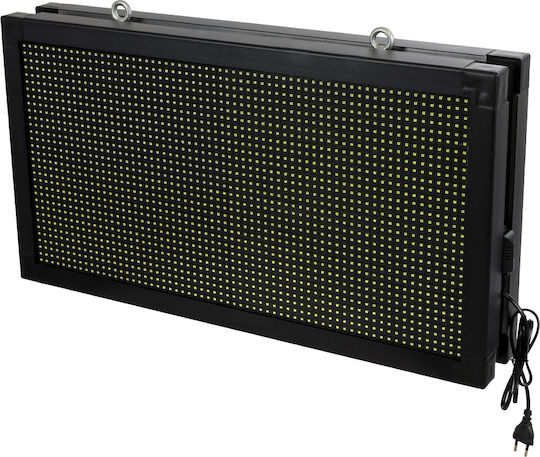 GloboStar Display Rolling LED Sign Double Sided Waterproof 70x38.5cm White