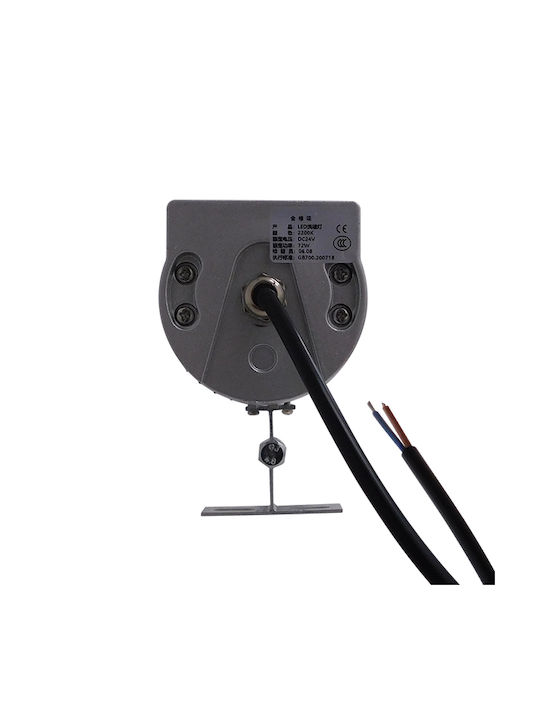 GloboStar Außenleuchte LED Wall Washer 72W mit Blau Licht IP66 Silber