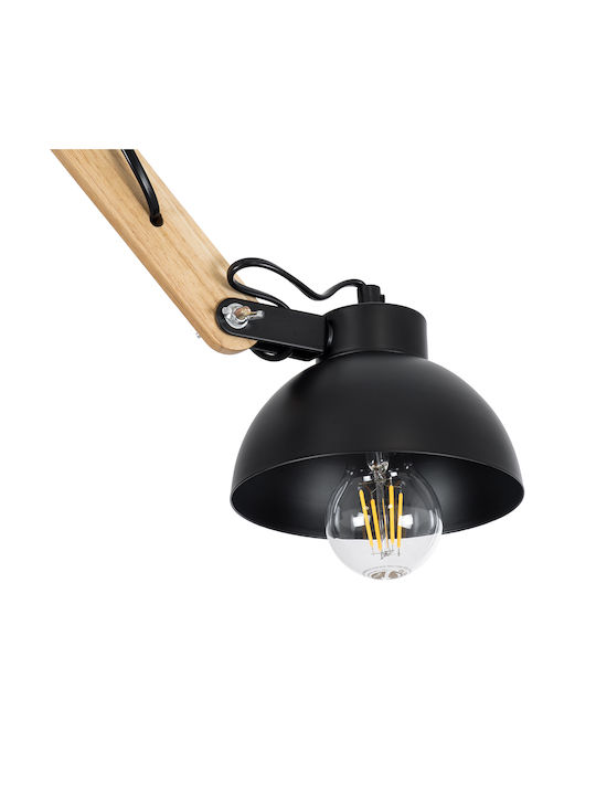GloboStar Oldschool Ceiling Mount Light 75cm Black with Socket E27