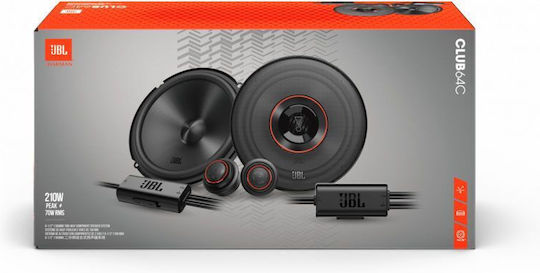 JBL Club 64c Σετ Ηχεία Αυτοκινήτου Ομοαξονικά 6.5" με 70W RMS (2 Δρόμων)