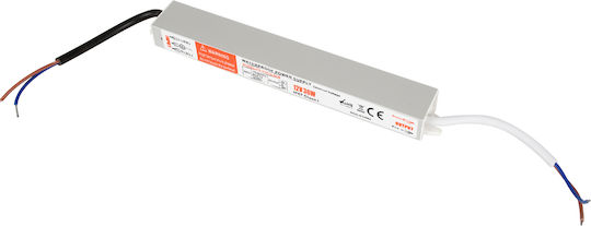 GloboStar LED-Netzteil Wasserdicht IP67 Leistung 36W mit Ausgangsspannung 12V