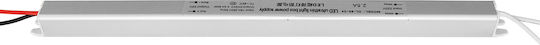 GloboStar Ρυθμιζόμενο Dimmable Τροφοδοτικό LED IP20 Ισχύος 60W με Τάση Εξόδου 24V 31x1.8x1.8cm 2.5A