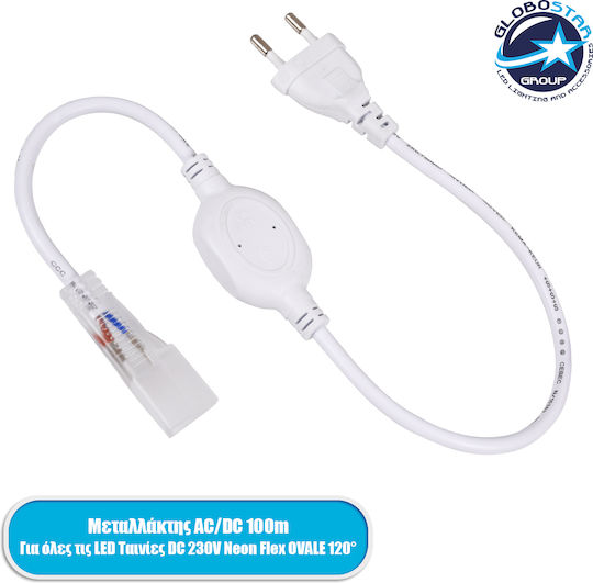 GloboStar Ovale Dimmbar LED-Netzteil Wasserdicht IP68 Leistung 1500W