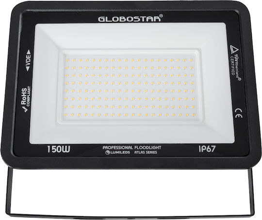 GloboStar Atlas Waterproof LED Floodlight 150W Warm White 2700K IP67