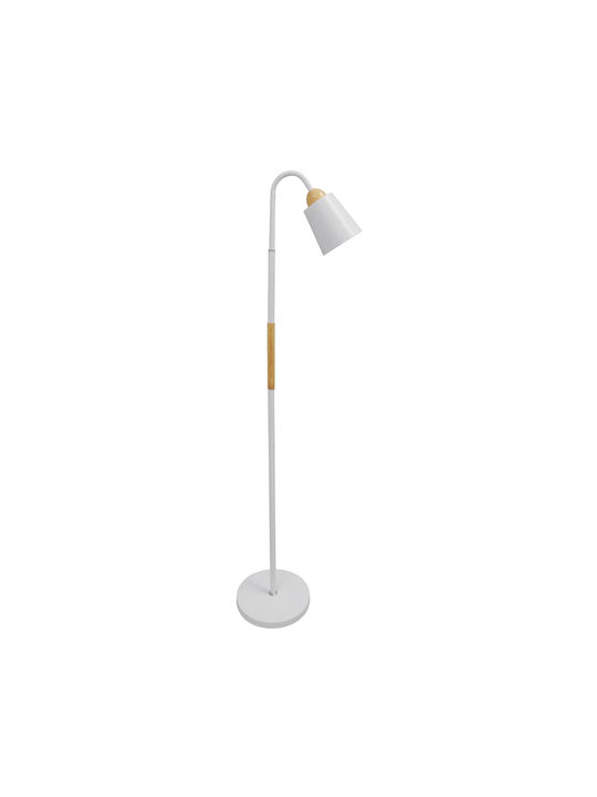 GloboStar Ribbon Floor Lamp H164xW13cm. with Socket for Bulb E27 White