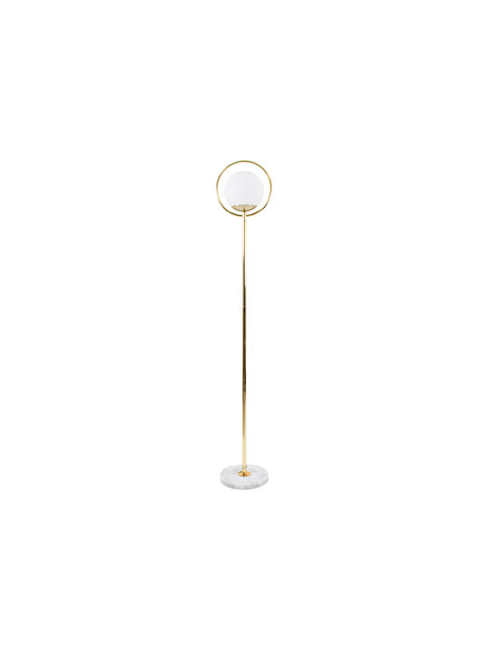 GloboStar VERSAILLES Floor Lamp H150xW23cm. with Socket for Bulb E27 White