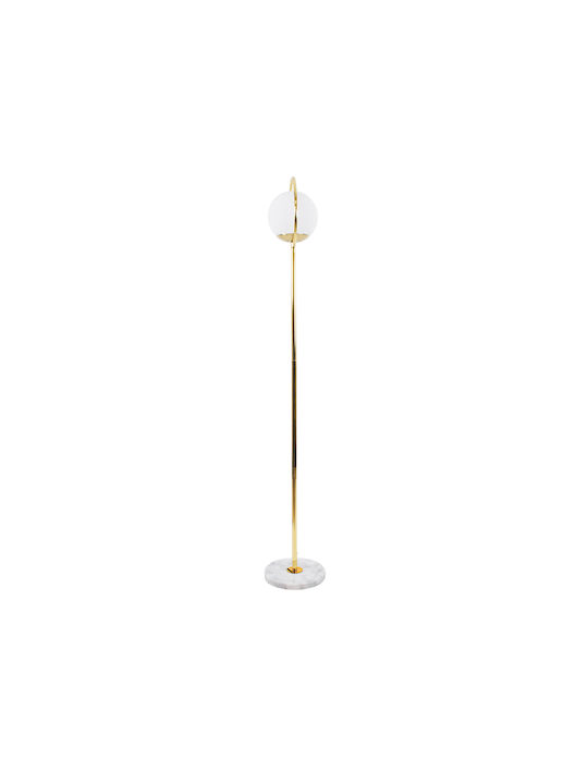 GloboStar VERSAILLES Floor Lamp H150xW23cm. with Socket for Bulb E27 White