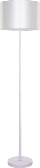 GloboStar Ashley Floor Lamp H145xW35cm. with Socket for Bulb E27 White