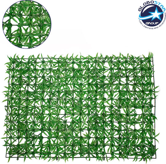 GloboStar Συνθετικό Πάνελ Φυλλωσιάς Γρασίδι 60x40cm