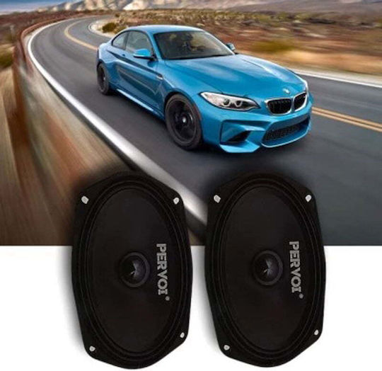 PerVoi Комплект Автомобилни Високоговорители 6x9" с 95W RMS (Нискочестотен говорител)