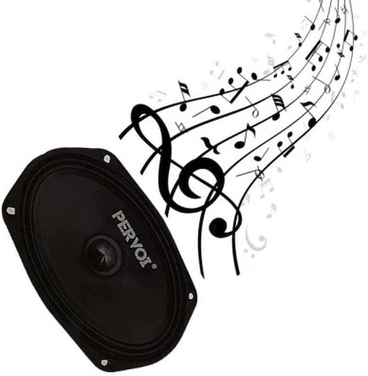 PerVoi Комплект Автомобилни Високоговорители 6x9" с 95W RMS (Нискочестотен говорител)
