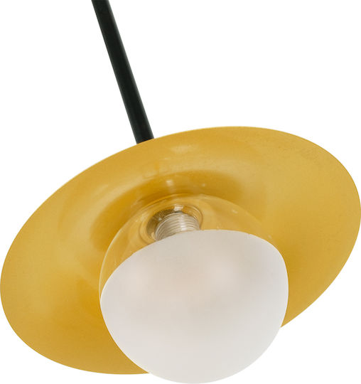 GloboStar Joliet Pendant Light Black Grid for 6 Bulbs G9 93x43x87cm