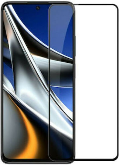 Full Glue Full Face Tempered Glass Μαύρο (Poco X4 Pro)
