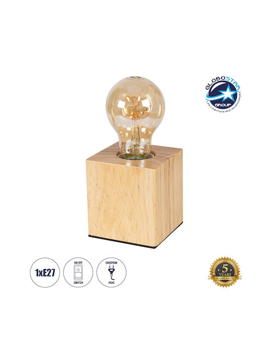 GloboStar Διακοσμητικό Φωτιστικό Cube E27 8x8x8εκ.