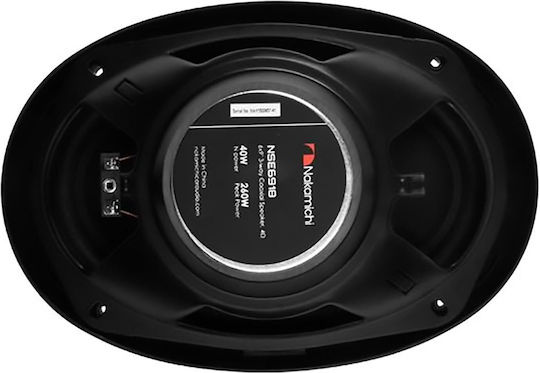 Nakamichi Σετ Ηχεία Αυτοκινήτου με 40W RMS (3 Δρόμων)
