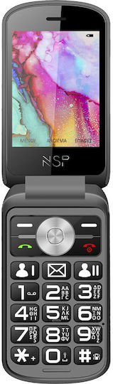 NSP 2700DS Dual SIM Κινητό με Κουμπιά Μαύρο