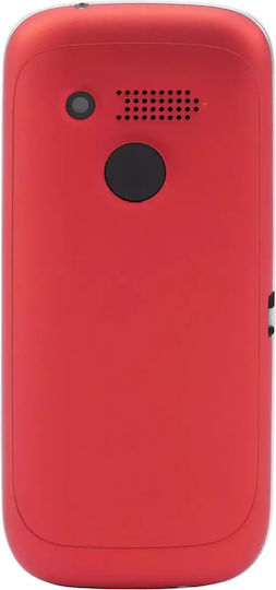 Olympia Sun Dual SIM Mobile with Large Buttons Red