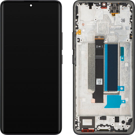 Lcd Display + Touch Unit + Front Cover Xiaomi Redmi Note 13 Pro+ 5g Black Service Pack