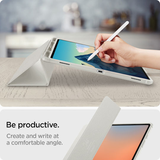 Spigen ULTRA HYBRID PRO FOLIO Flip Cover Γκρι (Samsung Galaxy Tab S8 Ultra, S9 Ultra, S10 Ultra)