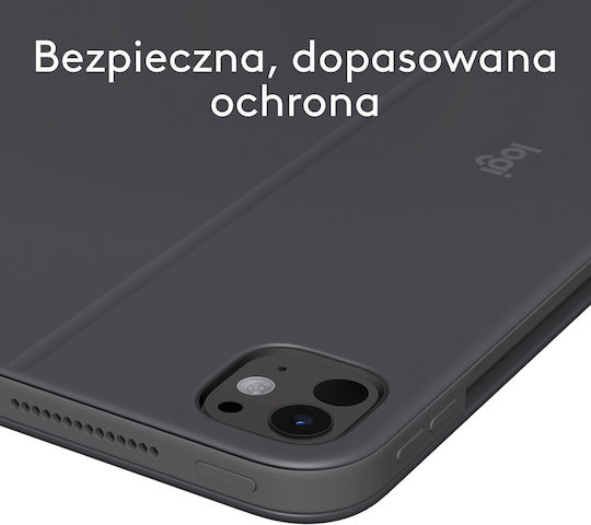 Logitech Combo Touch Flip Cover Γκρι (iPad Pro 11)