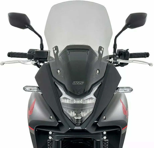 WRS Motorcycle Windshield & Windscreen Tinted Visor for Honda Transalp HO062F