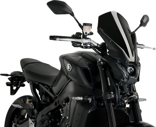 Puig Motorcycle Windshield & Windscreen Tinted Visor for Yamaha MT-09 20645N