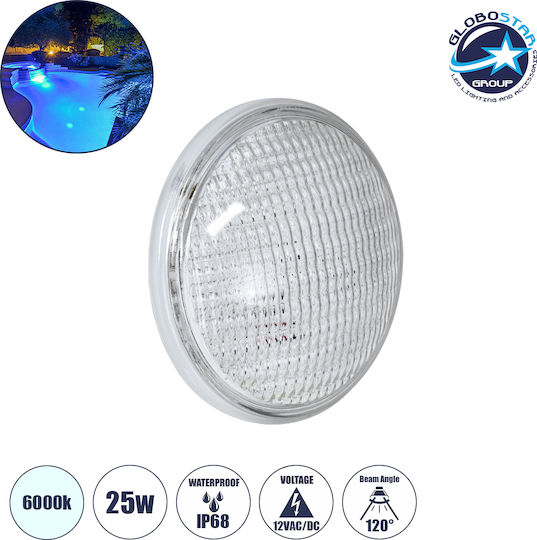 GloboStar Submersible Pool LED Spotlight Cool White 61533