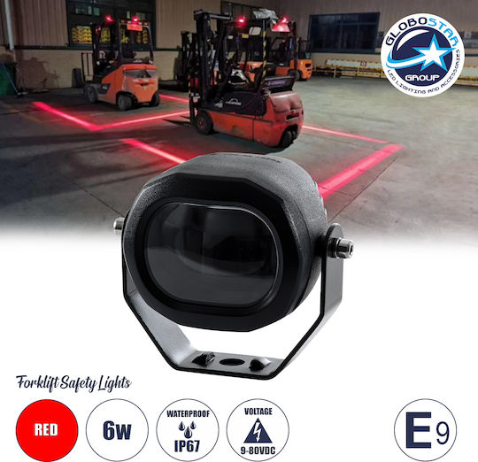 GloboStar Car Beacon LED Waterproof 7cm with Red Lighting