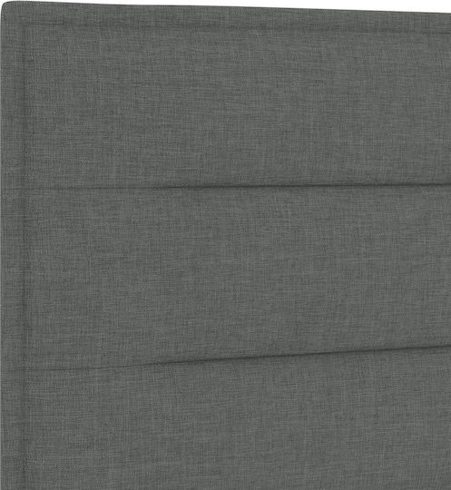 vidaXL Wooden Bed Headboard Dark Gray 200x88cm