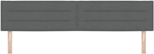 vidaXL Wooden Bed Headboard Dark Gray 200x88cm