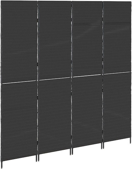 vidaXL Dekorativer Raumteiler Kunststoff 195x180cm