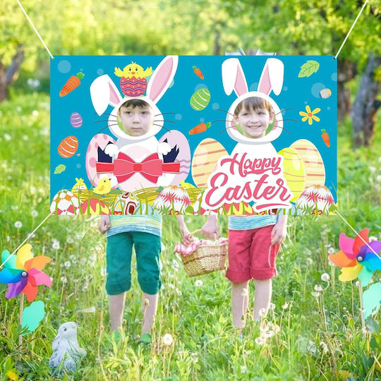 Easter Photo Wall Pictures Easter Bunny Banner 75x139cm