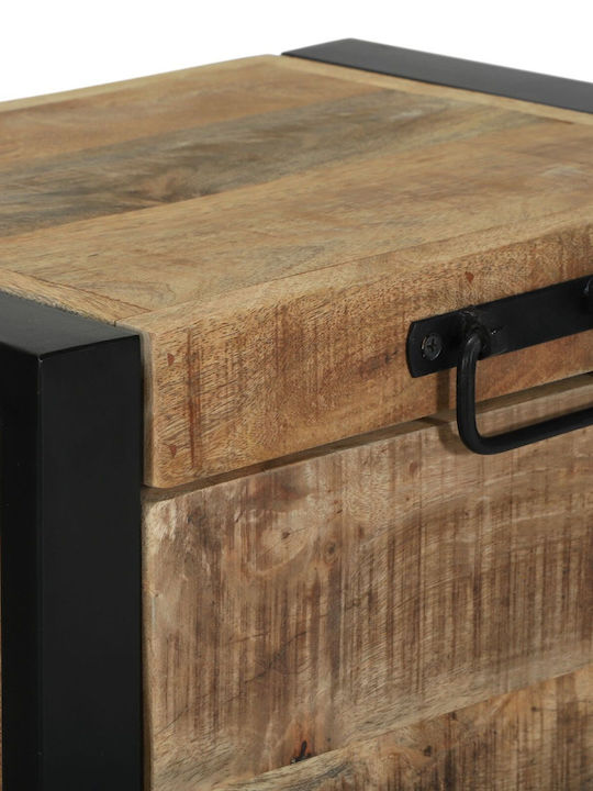 vidaXL Διακοσμητικό Μπαούλο Ξύλινο Καφέ 40x30x30εκ.