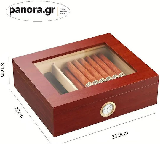 Panora Ξύλινος Υγραντήρας 25 Πούρων 25.9x22x8.1εκ.