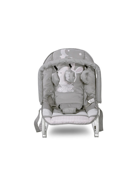 Lorelli Manual Baby Relax Eliza Rabbits Gray