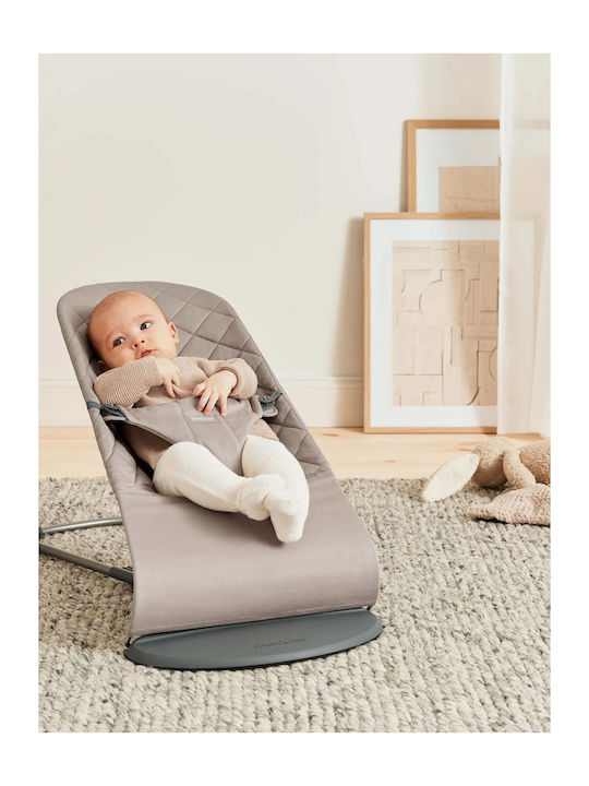 BabyBjorn Bliss Classic Quilt Handbuch Baby Relax Sand Grey