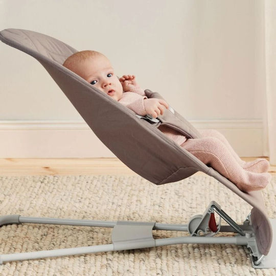 BabyBjorn Χειροκίνητο Relax Μωρού Bliss Petal Quilt Sand Grey για Παιδί έως 13kg