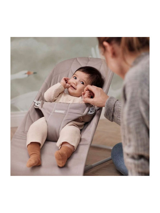 BabyBjorn Manual Baby Relax Bliss Petal Quilt Sand Grey for Child up to 13kg